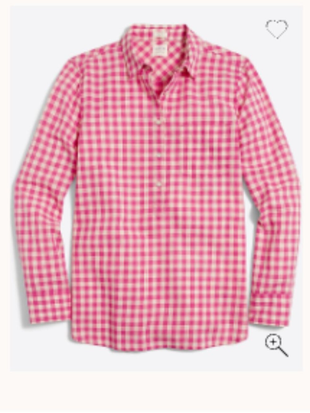 J. Crew Factory Women's Size Small Plaid Gauze Shirt in Boy Fit Buff Berry Pink